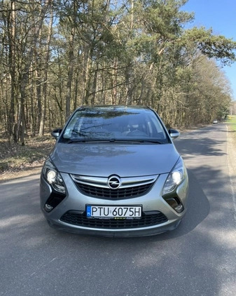 Opel Zafira cena 36000 przebieg: 157500, rok produkcji 2012 z Turek małe 781